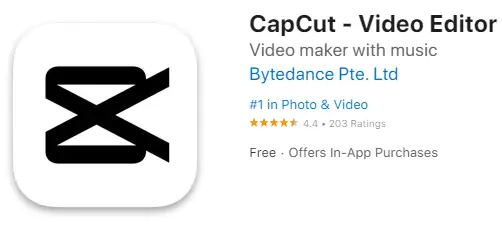 Capcut Free Video Editor App