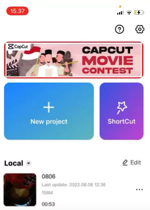 Capcut interface