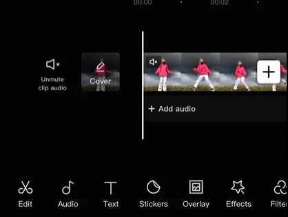 Capcut iOS adding music
