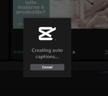 Creating auto captions