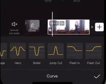 Curve speed function