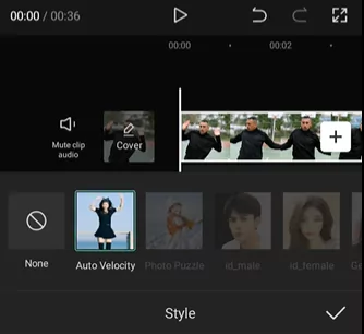 How to do Auto Velocity on Capcut