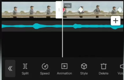 Repeating the velocity to each frame