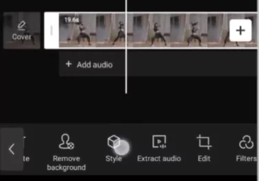 How to do TikTok Velocity Edit without using Template? 4 Click on Style