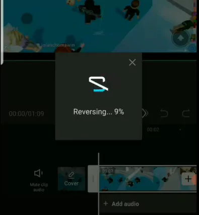 reversing a clip