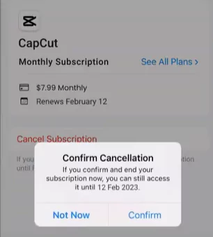 Cancel Subscription