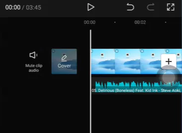 Music added on CapCut video