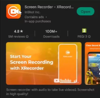 Screen Recorder app