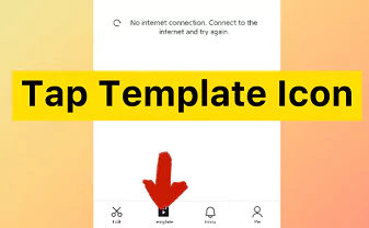Click on Templace Icon