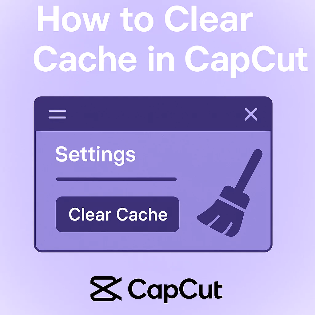 Clear cache in capcut
