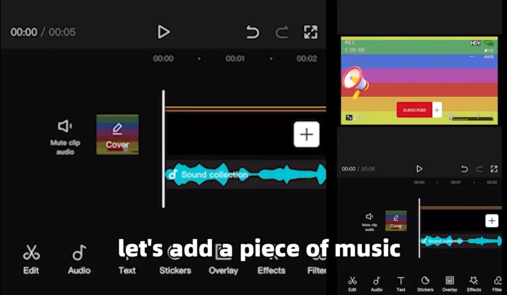 How to Create Eye-Catching YouTube Intro Videos using CapCut 11 add mmusic 683b5d7d09340