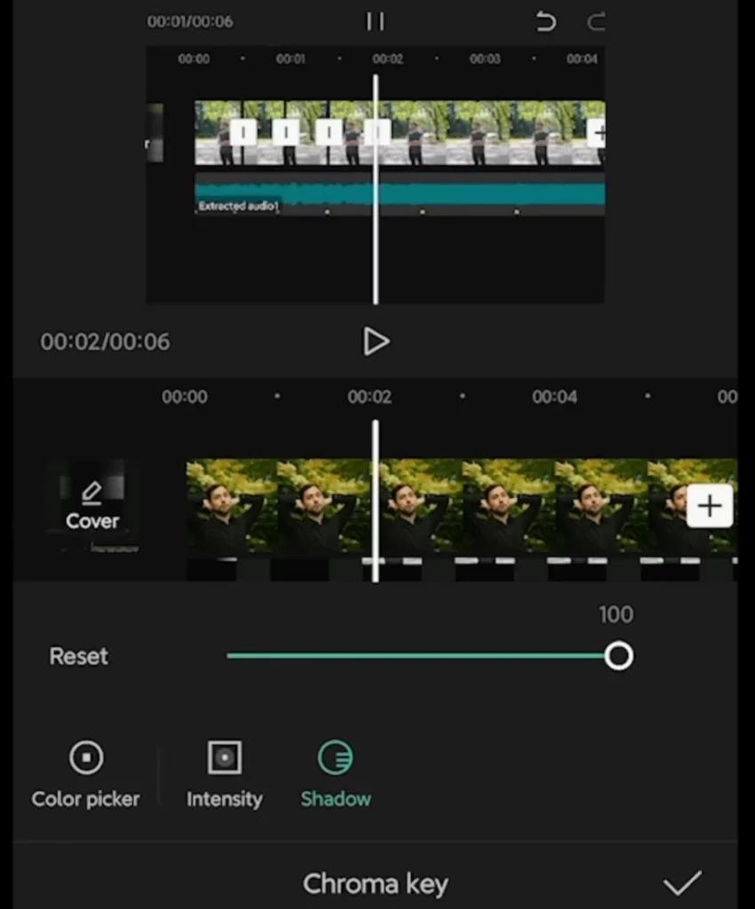 Adjust intensity and shadow
