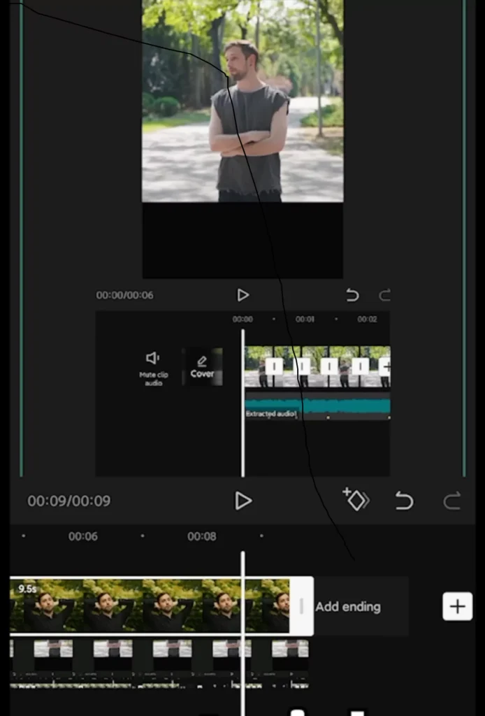 Align photo length to screen recording
