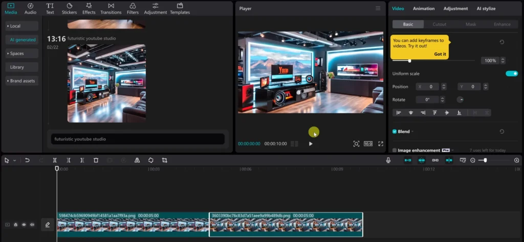 10 Essential CapCut Tips and Tricks for Creators 6 dream studio with ai 682f89f61adf7