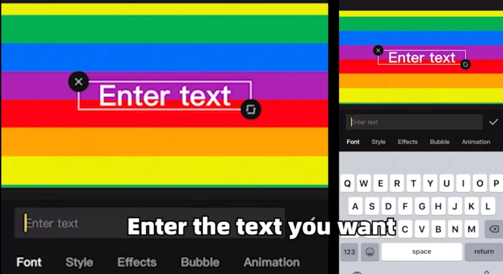 How to Create Eye-Catching YouTube Intro Videos using CapCut 6 enter the text you want 683b5da076ac1