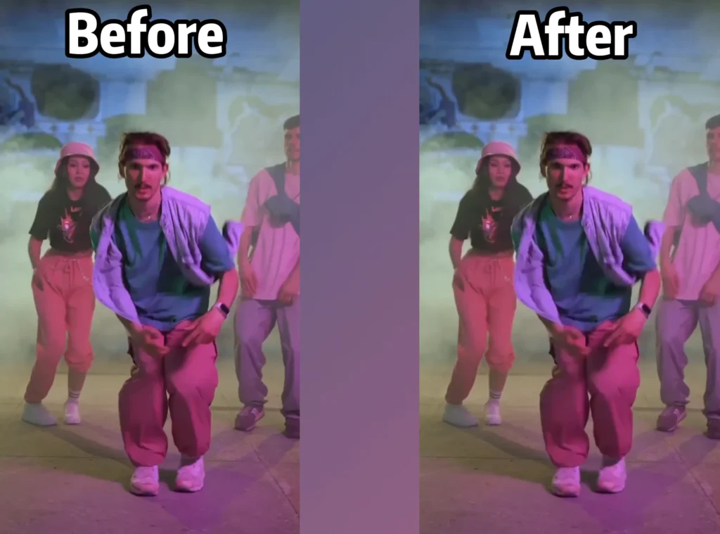 Smooth Slow Motion Effect - CapCut's Game-Changing Feature 8 See the difference Before and After Slow Motion Effect