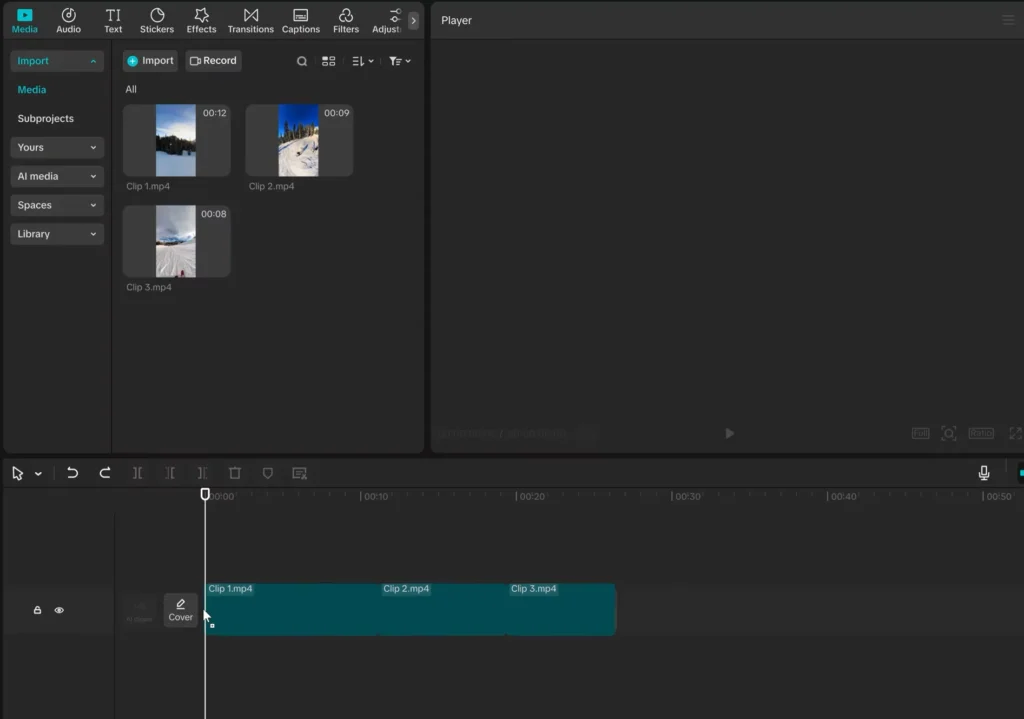 CapCut Masterclass: The Complete Beginner-to-Pro Video Editing Guide (2025) 10 Add the clip to timeline by dragging