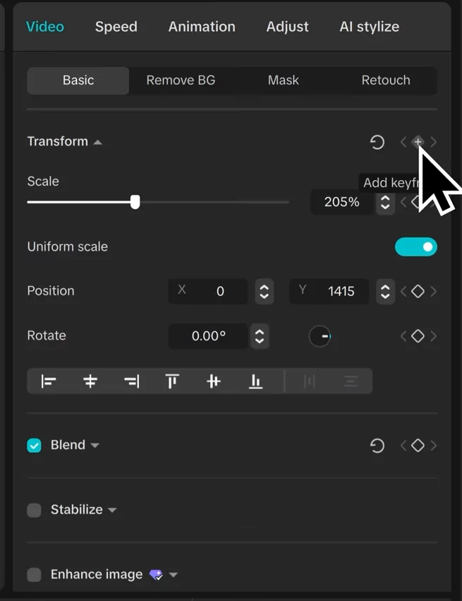 CapCut Masterclass: The Complete Beginner-to-Pro Video Editing Guide (2025) 25 Adding keyframes