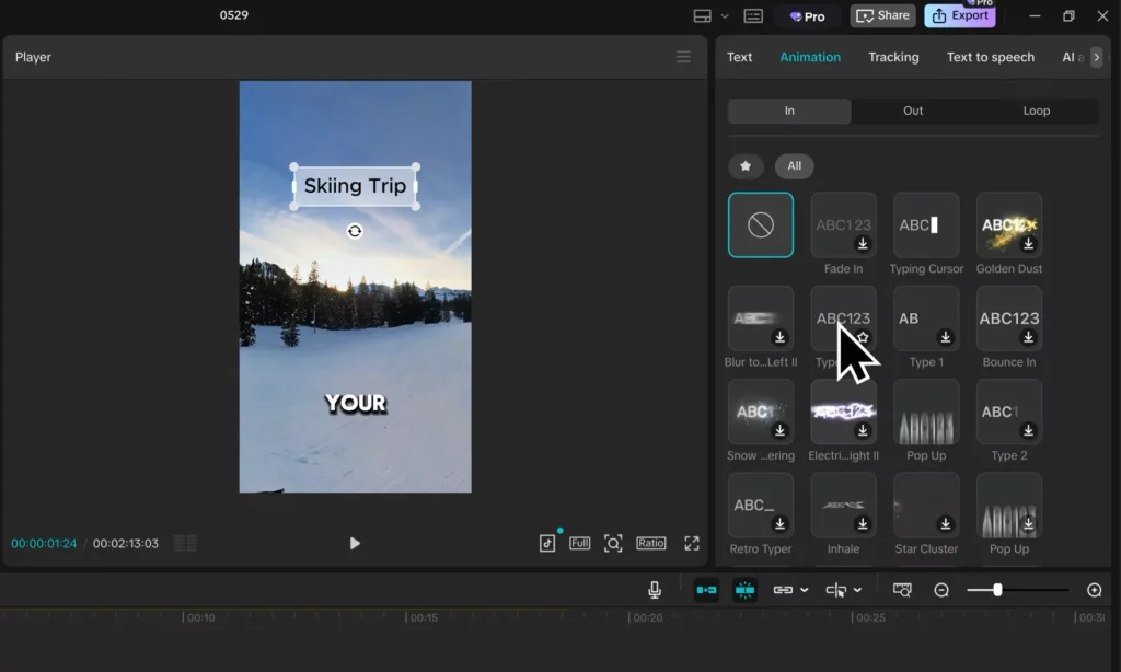 CapCut Masterclass: The Complete Beginner-to-Pro Video Editing Guide (2025) 41 Animated text