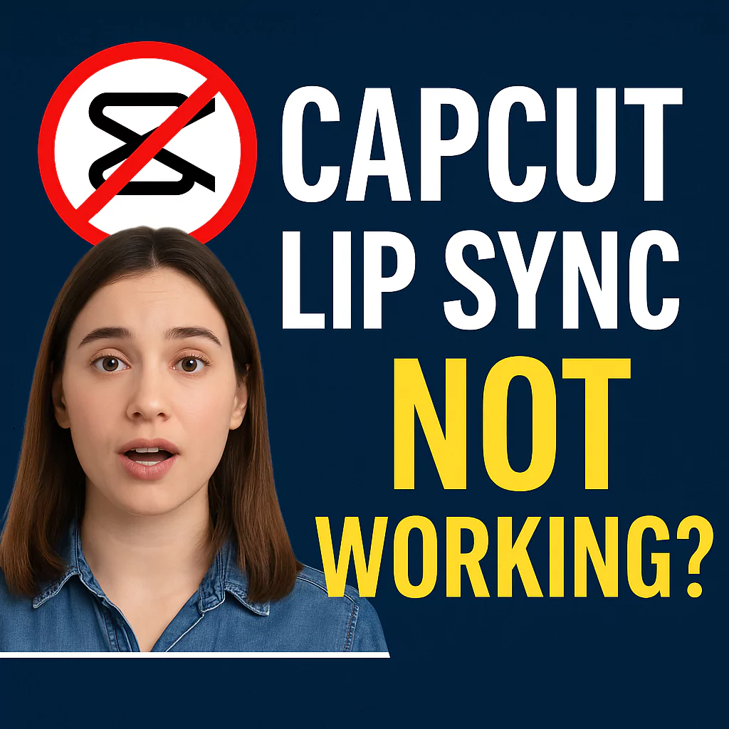 CapCut lip sync not working