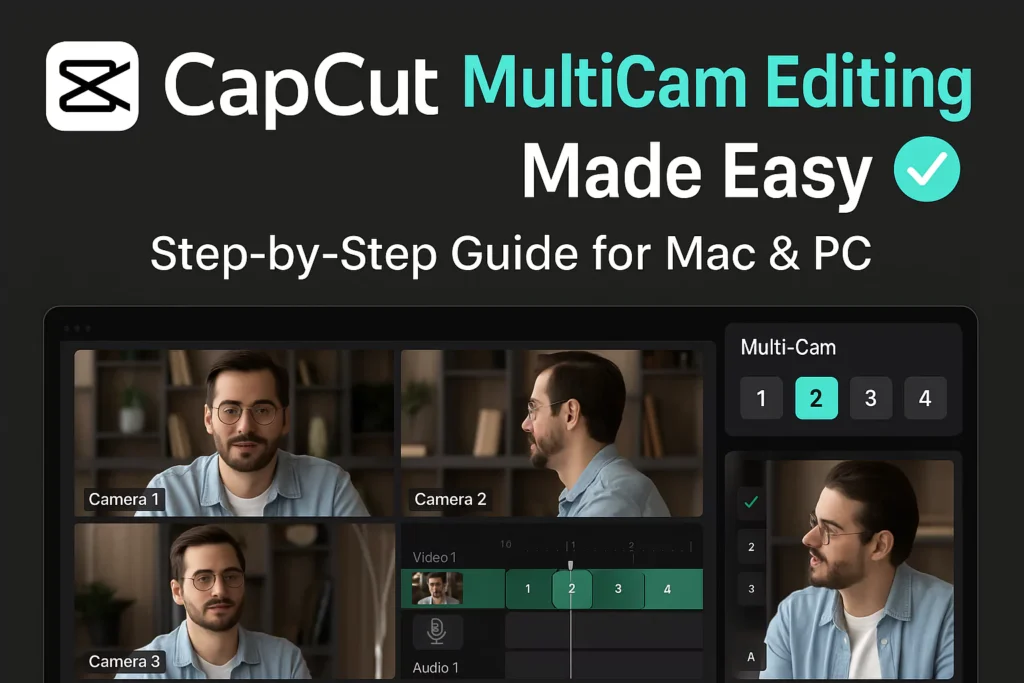 CapCut multcam editing made easy for PC and MAC