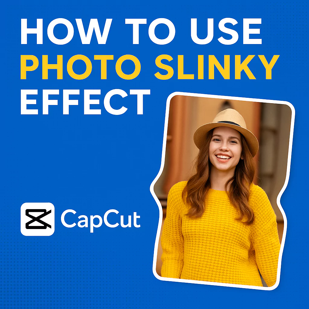 How to add photo slinky effect in CapCut