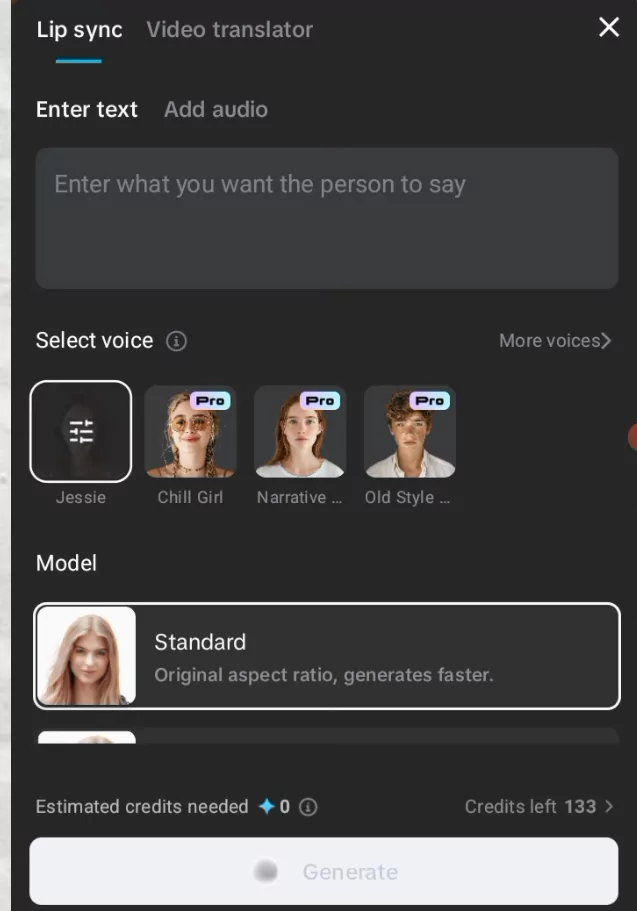 CapCut Lip Sync Not Working? Here's How to Fix It 4 Lip sync generating