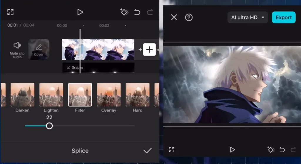 Add overlays like rain, lightning
