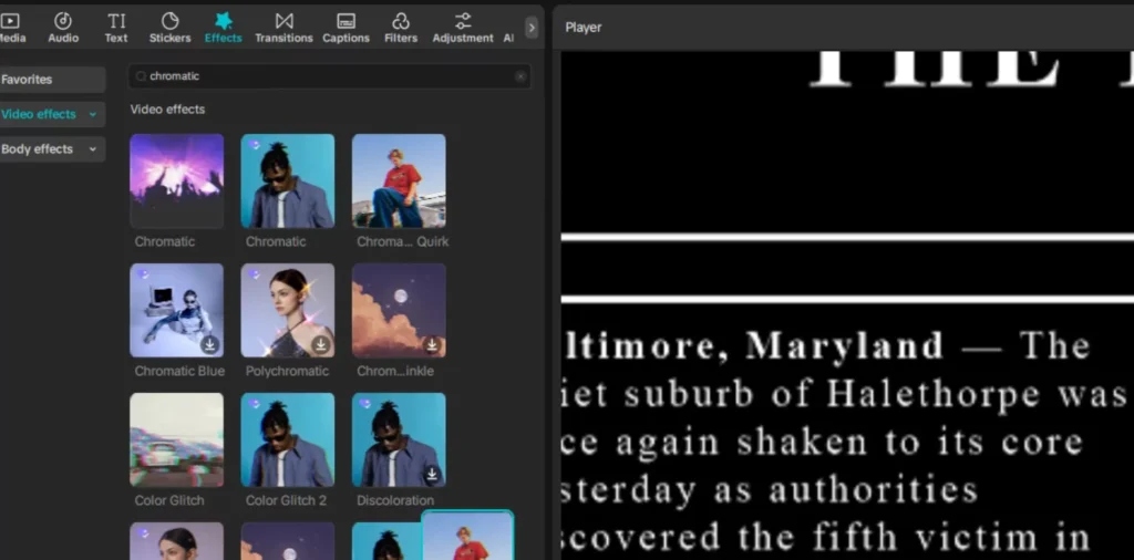 How to Recreate Lemmino’s Cinematic Video Style in CapCut: Complete Step-by-Step Guide 12 Adding effects to timeline