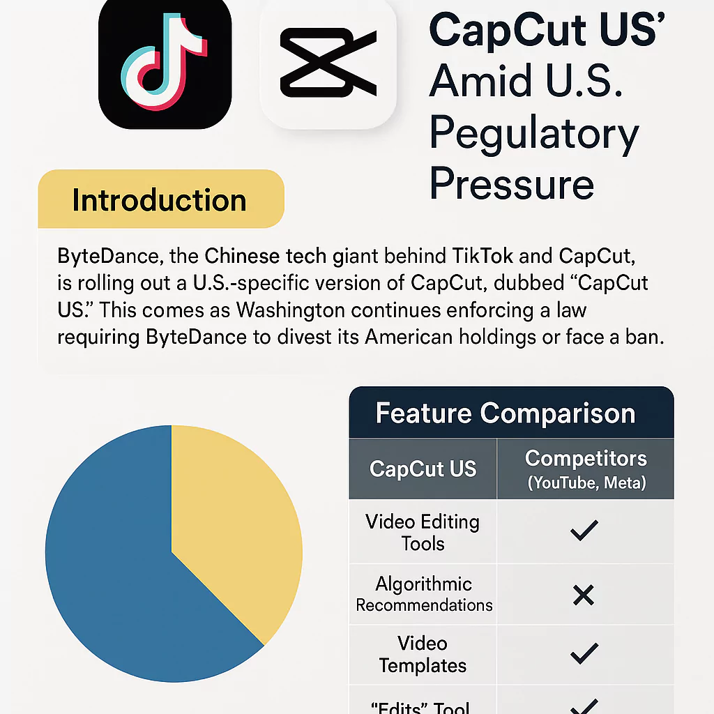 CapCut US specific version being lauched by ByteDance 4 CapCut US version being launched