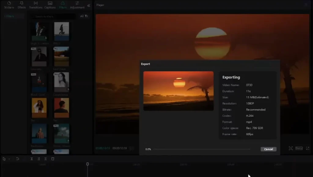 How to use the Masking Tool in CapCut for Creative Video Editing? 14 Export the video