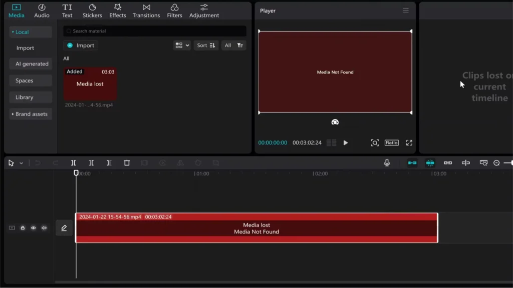 How To Fix Media Lost in CapCut