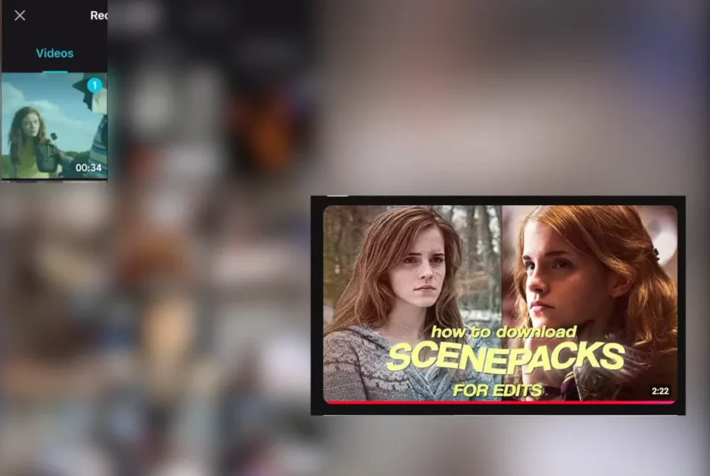 Import your scene pack
