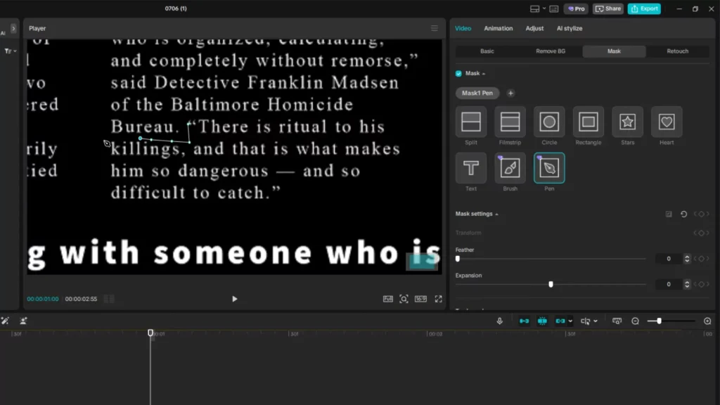 How to Recreate Lemmino’s Cinematic Video Style in CapCut: Complete Step-by-Step Guide 9 Masking for highlight