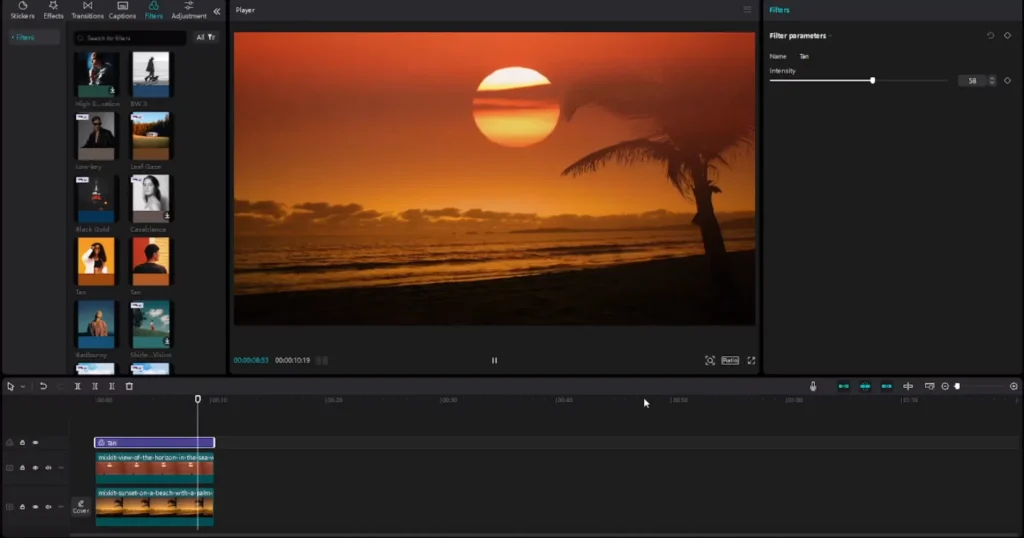 How to use the Masking Tool in CapCut for Creative Video Editing? 13 Play your video to see the mask in action