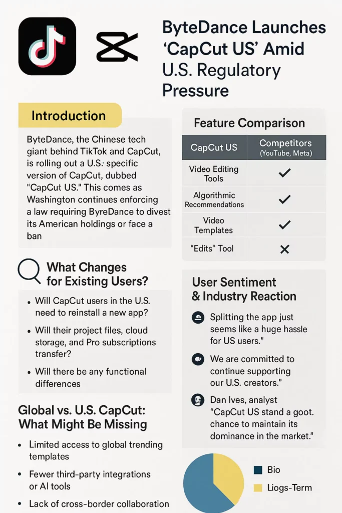 CapCut US specific version being lauched by ByteDance 3 Reasons behind CapCut US version launch