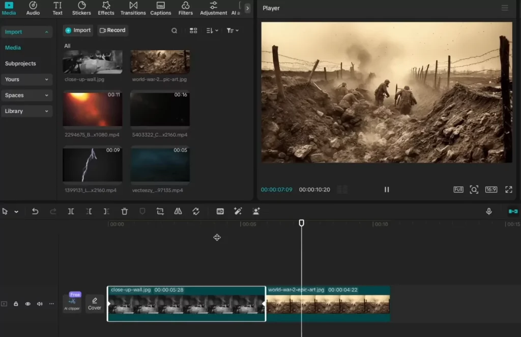 YouTube Storytelling with CapCut: Cinematic Editing Tips for Creators 6 Smooth transitions between cuts
