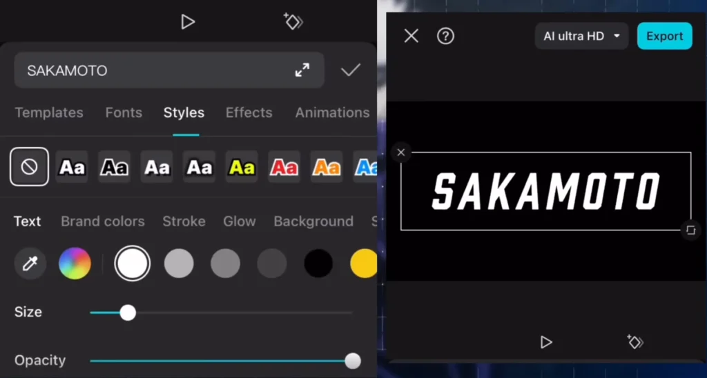 Styling your text