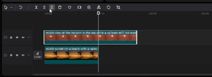 How to use the Masking Tool in CapCut for Creative Video Editing? 6 Use split tool to cut excess video