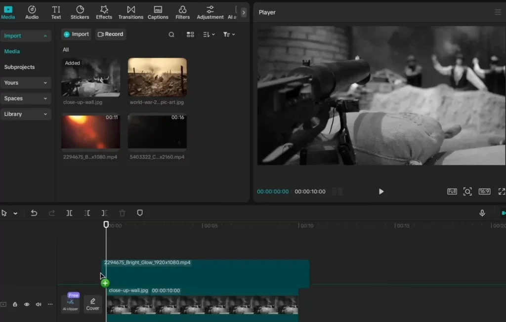 YouTube Storytelling with CapCut: Cinematic Editing Tips for Creators 5 Using light overlay