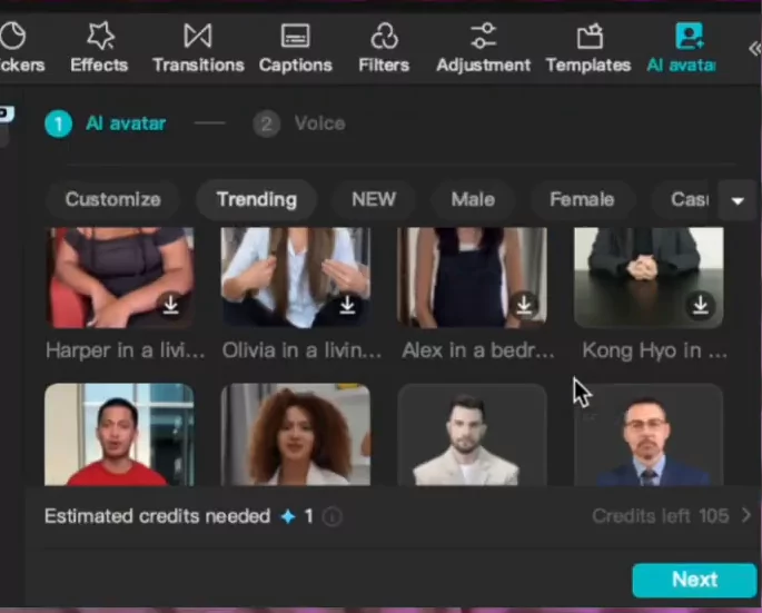 AI Character option is missing in CapCut? How to fix it? 3 What is AI characer option