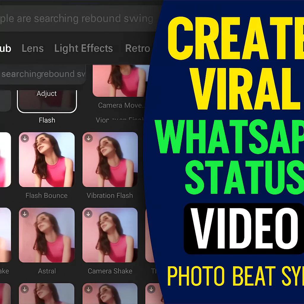 Whatsapp status video using CapCut