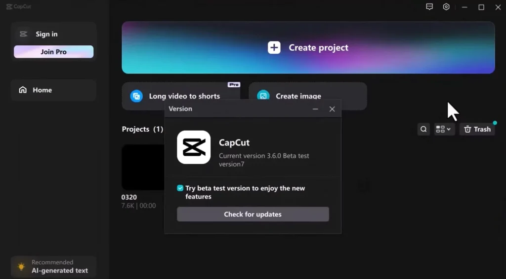 CapCut Network Error: The Complete Troubleshooting Guide 10 Check for updates