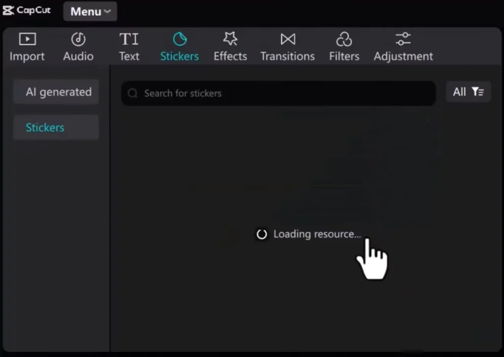 CapCut Network Error: The Complete Troubleshooting Guide 6 click try again to check if problem solved 68984e34e0254