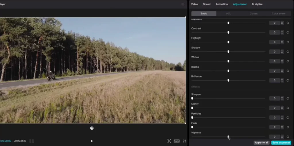 Color grading
