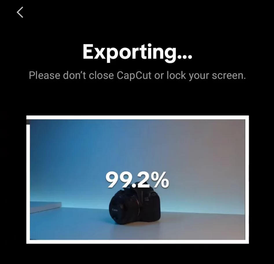 Export the clip