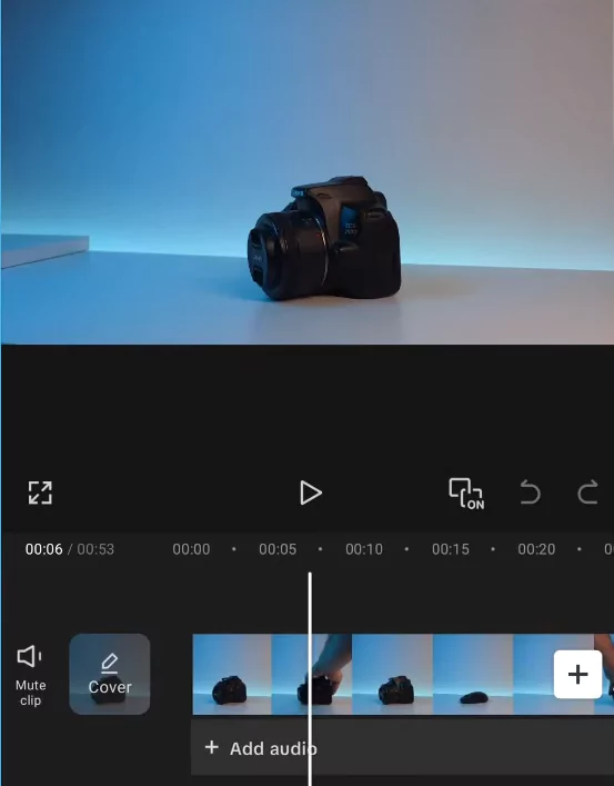 Film using a tripod