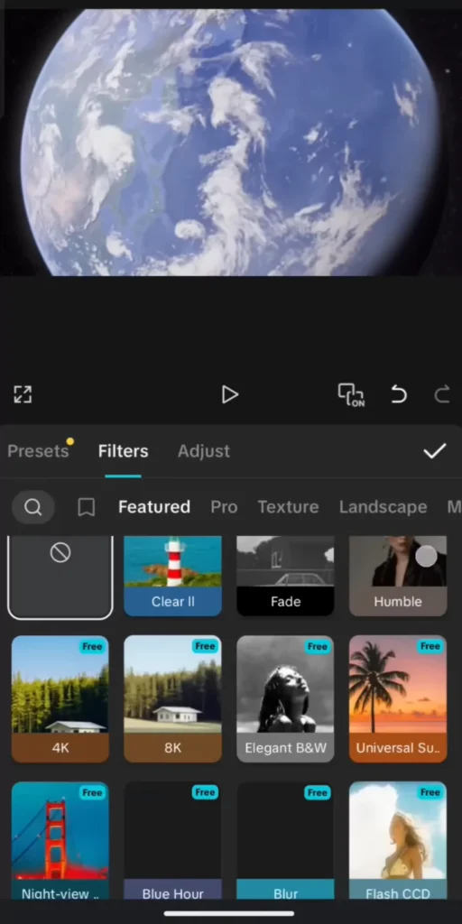 Filters are working