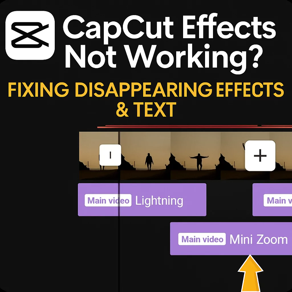 Fixing CapCut effects not working problem