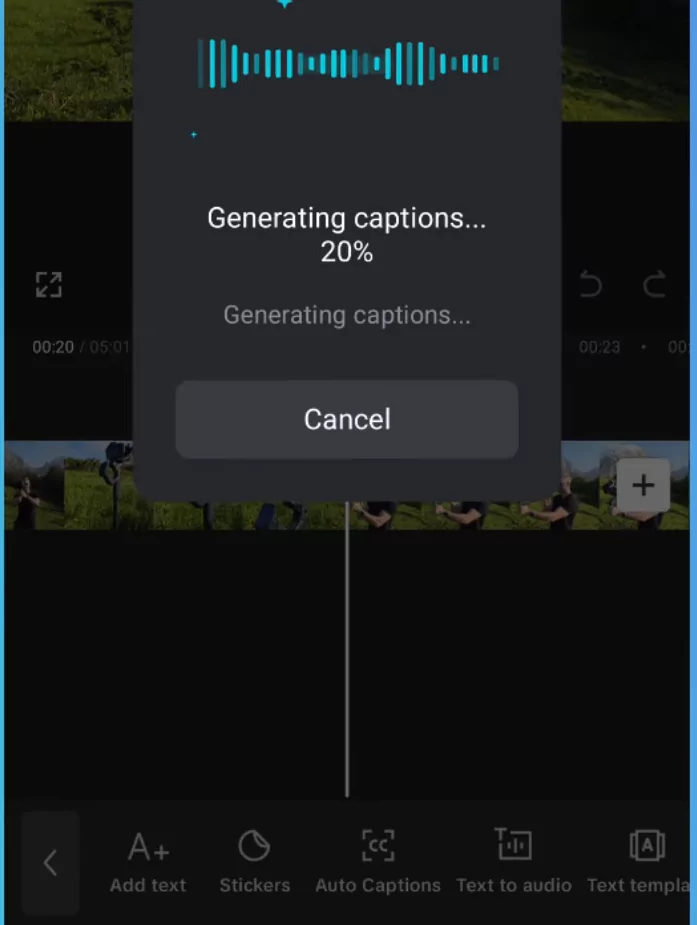 Generate the captions